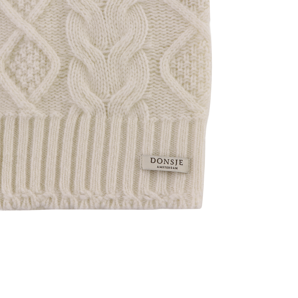 Donsje Amsterdam - Landien Merino Wool Vest | Crispy White