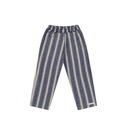 Donsje Amsterdam - Menno Trousers | Blue | Soft Sand Striped