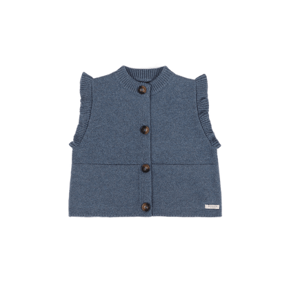 Donsje Amsterdam - Hespera Vest | Royal Blue Melange
