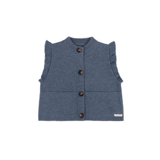 Donsje Amsterdam - Hespera Vest | Royal Blue Melange