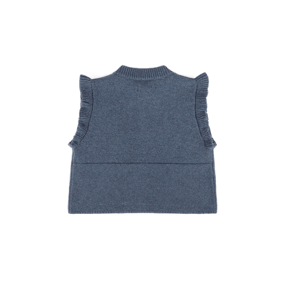 Donsje Amsterdam - Hespera Vest | Royal Blue Melange