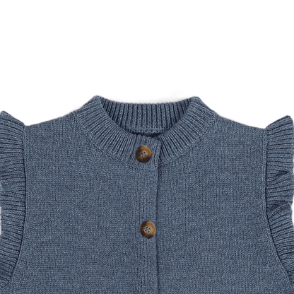 Donsje Amsterdam - Hespera Vest | Royal Blue Melange