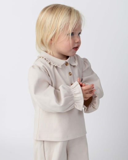 Donsje Amsterdam - Pluimpje Sweater Baby | Lavender Brown