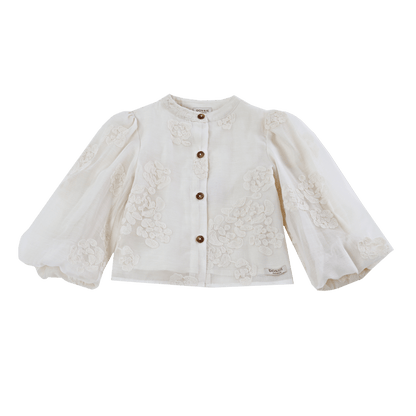 Donsje Amsterdam - Opali Blouse | Warm White Blossom