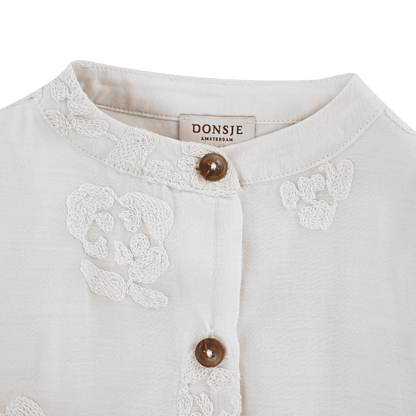 Donsje Amsterdam - Opali Blouse | Warm White Blossom