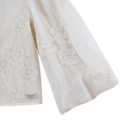 Donsje Amsterdam - Opali Blouse | Warm White Blossom