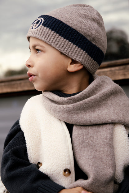 Donsje Amsterdam - Edvin Merino Wool Hat | Dusty Brown Melange