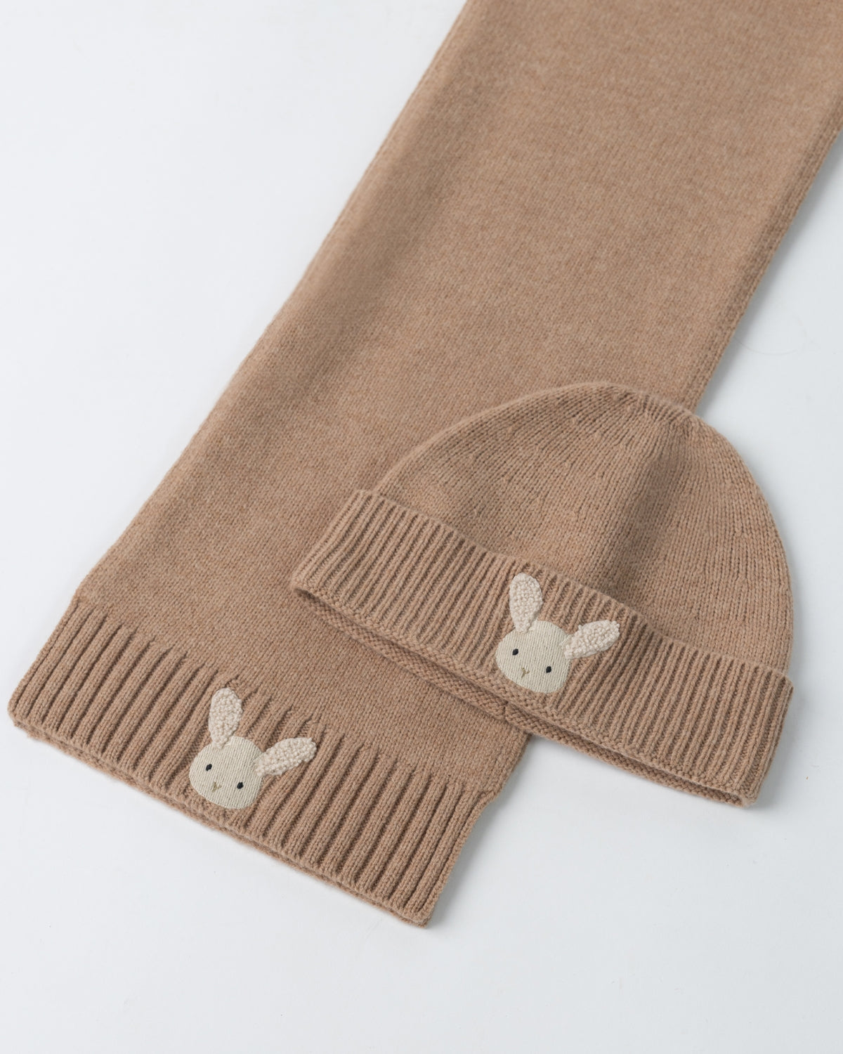 Donsje Amsterdam - Evaran Merino Wool Hat | Fluffy Bunny | Hazelnut