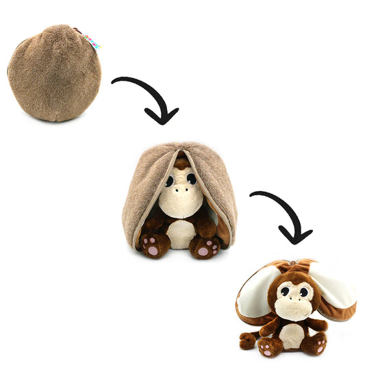 Les Deglingos - Coconet de aap kokosnoot knuffel