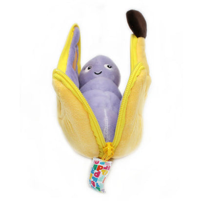 Les Deglingos - Poppet de vlinder banaan knuffel