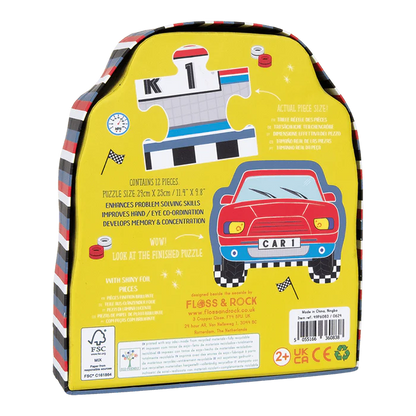 Floss&Rock - Cars 12 stuks Jigsaw puzzle