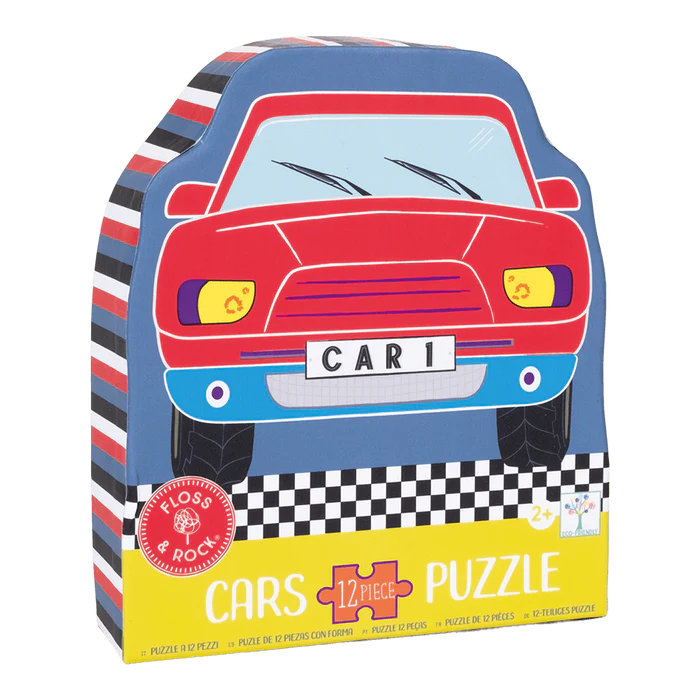 Floss&Rock - Cars 12 stuks Jigsaw puzzle