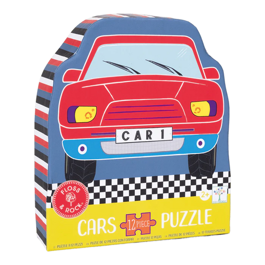 Floss&Rock - Cars 12 stuks Jigsaw puzzle