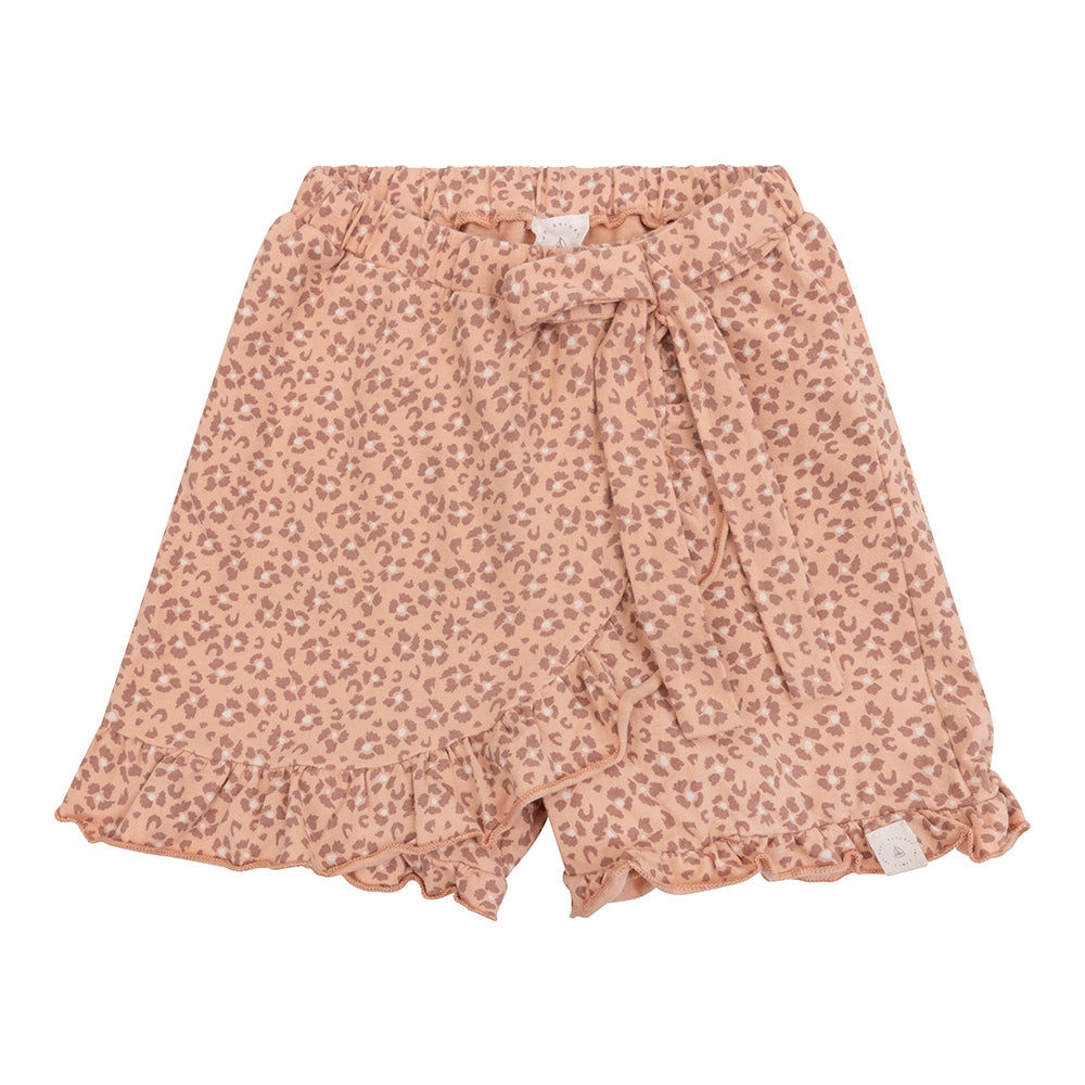 Navy Natural - Faye Skort Leopard Flower pink sand