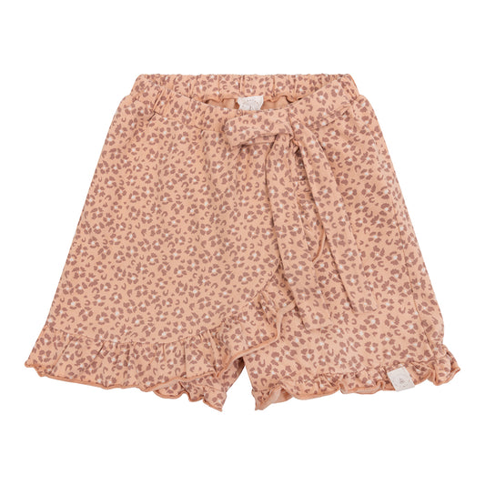 Navy Natural - Faye Skort Leopard Flower pink sand