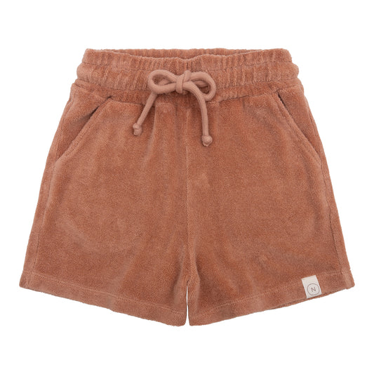 Navy Natural - Niels short bath terry cork