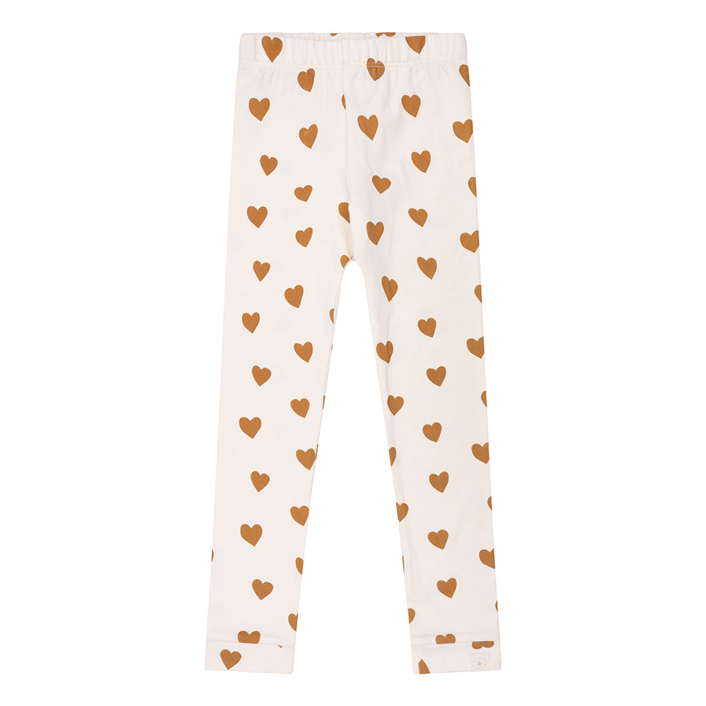 Navy Natural - Be Flared leggings hearts