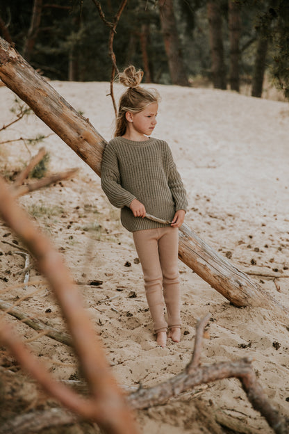 Yuki - Chunky Knitted Sweater Sage