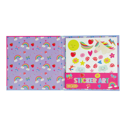 Floss & Rock Sticker Art Rainbow Fairy