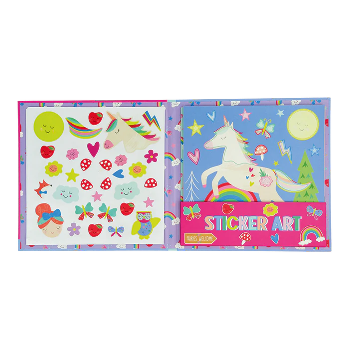 Floss & Rock Sticker Art Rainbow Fairy