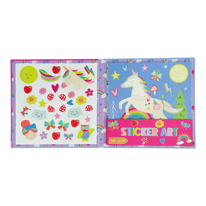 Floss & Rock Sticker Art Rainbow Fairy