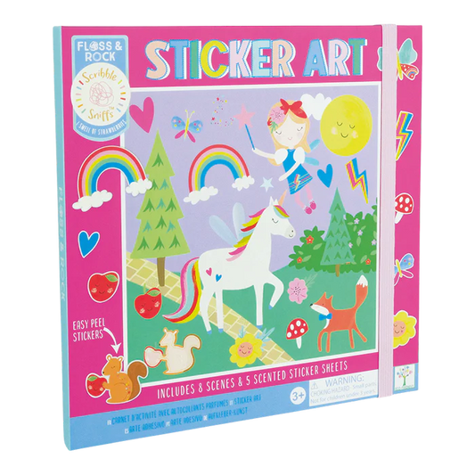 Floss & Rock Sticker Art Rainbow Fairy