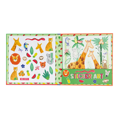 Floss & Rock Sticker Art Jungle