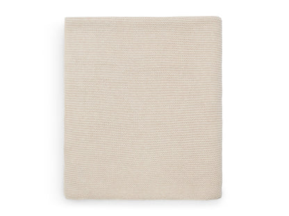 Jollein Deken Wieg 75 x 100 cm Basic Knit Nougat