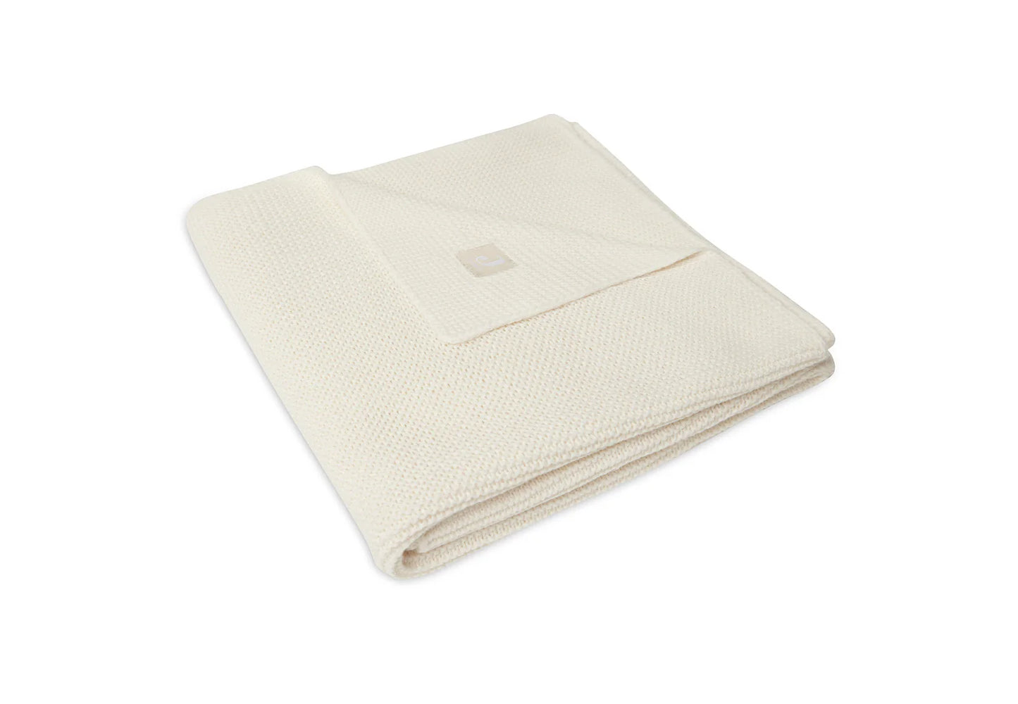 Jollein - Deken Wieg 75 x 100 cm Basic Knit Ivory