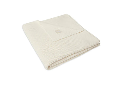 Jollein - Deken Wieg 75 x 100 cm Basic Knit Ivory