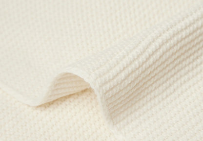 Jollein - Deken Wieg 75 x 100 cm Basic Knit Ivory