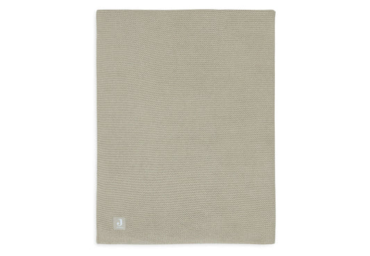 Jollein - Deken Wieg 75 x 100 cm Basic Knit Olive Green