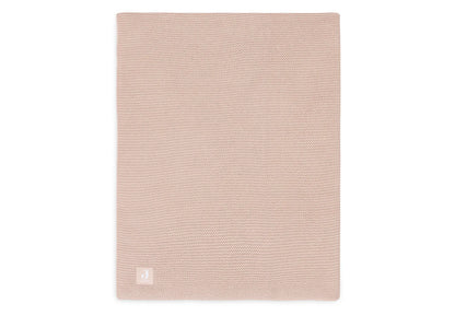 Jollein - Deken Wieg 75 x 100 cm Basic Knit Wild Rose