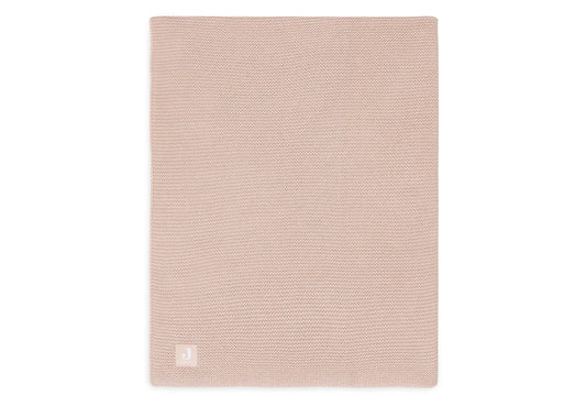 Jollein - Deken Wieg 75 x 100 cm Basic Knit Wild Rose