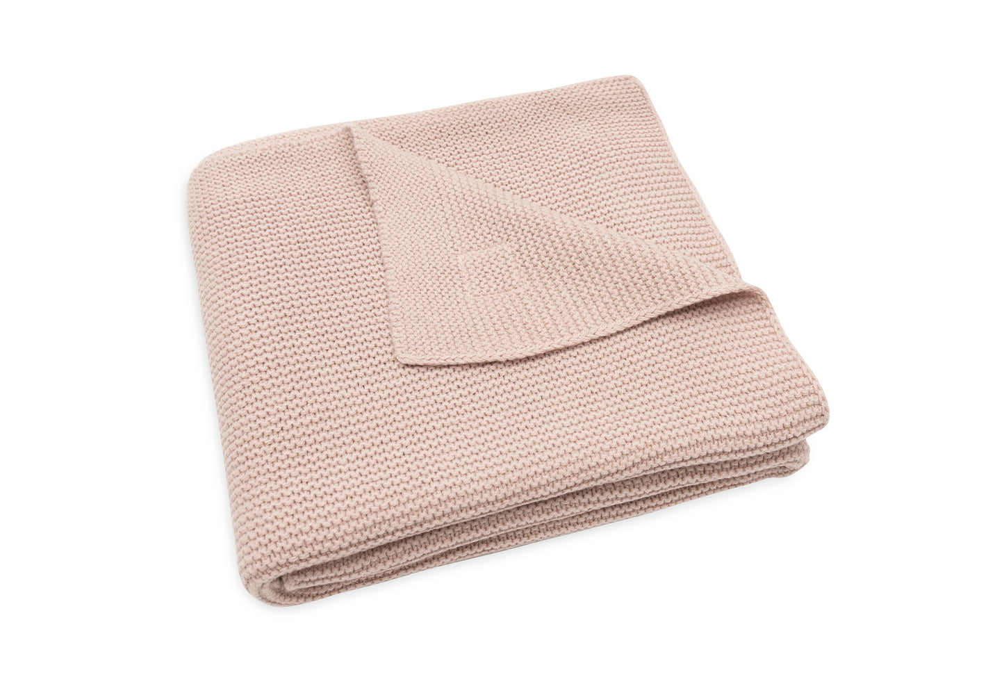 Jollein Deken Wieg 75 x 100 cm Basic Knit Wild Rose