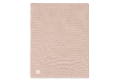 Jollein Deken Wieg 75 x 100 cm Basic Knit Wild Rose