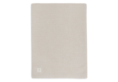 Jollein - Deken Wieg 75 x 100 cm Basic Knit Ivory Oatmeal