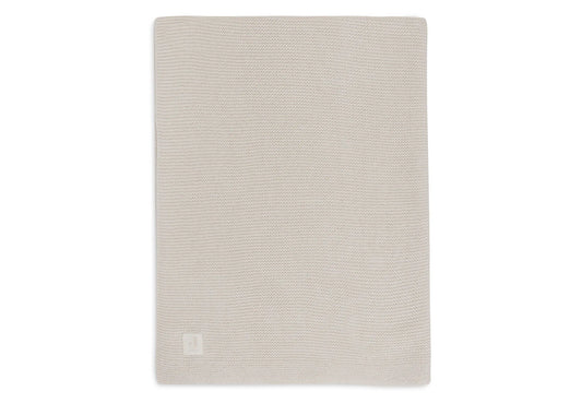 Jollein - Deken Wieg 75 x 100 cm Basic Knit Ivory Oatmeal