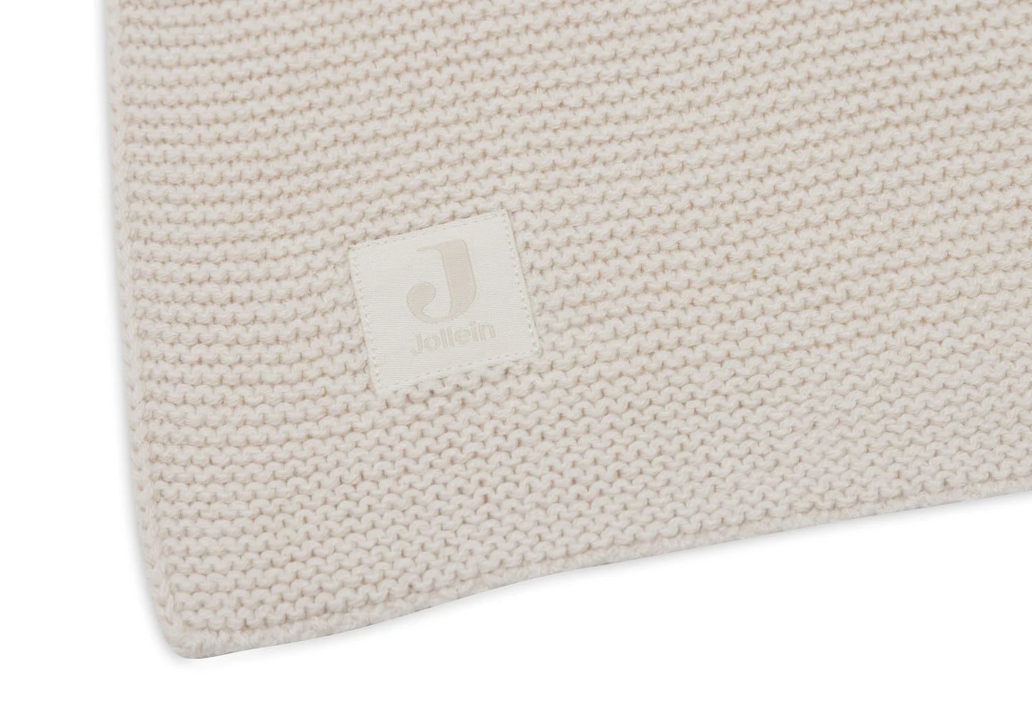 Jollein - Deken Wieg 75 x 100 cm Basic Knit Ivory Oatmeal