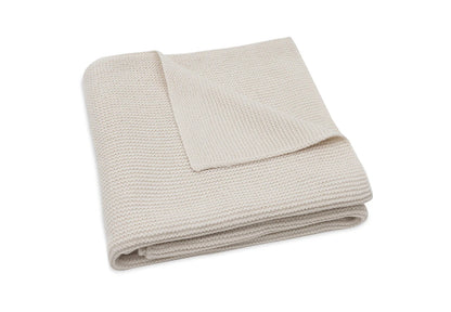 Jollein - Deken Wieg 75 x 100 cm Basic Knit Ivory Oatmeal