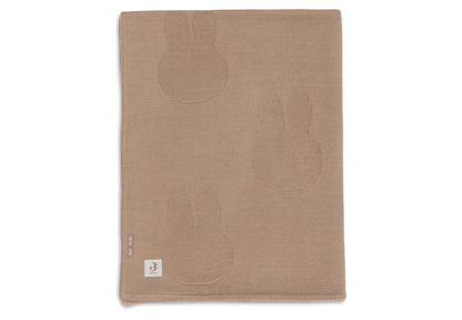 Jollein - Deken Wieg 75x100cm Miffy Biscuit/Velvet