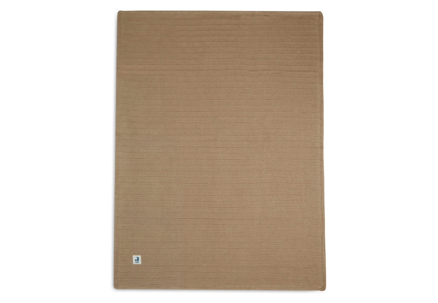 Jollein - Deken Ledikant Velvet Pure Knit Biscuit GOTS 100*150