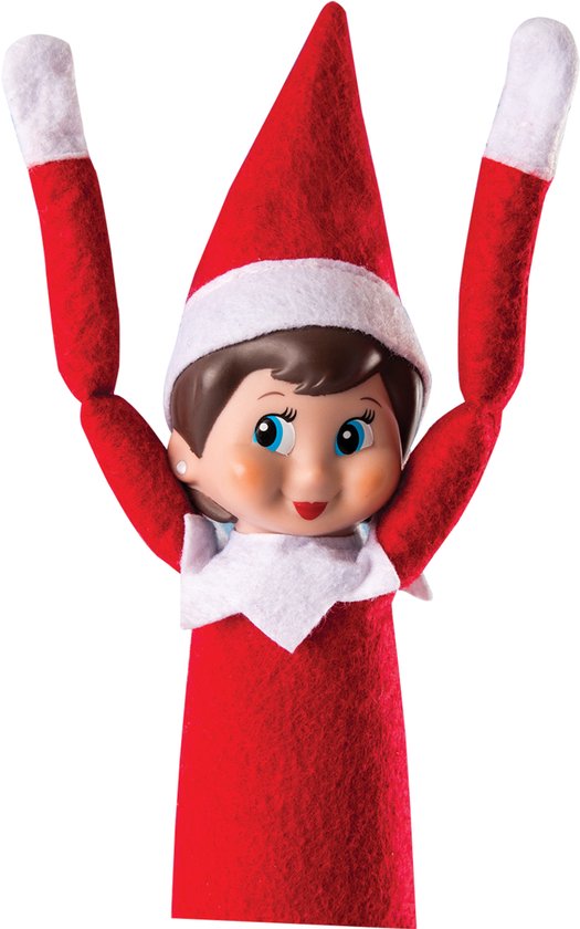 The Elf on the Shelf - Cadeau Set | Meisje Nederlandstalig | Scout Elf Pop | Softcover Verhaalboek | Adoptiecertificaat