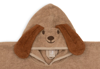 Jollein - Bath Poncho Terry – Diego Dog | Zachte Badponcho voor Peuters & Kleuters