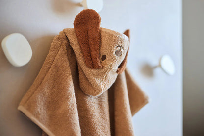 Jollein - Bath Poncho Terry – Diego Dog | Zachte Badponcho voor Peuters & Kleuters