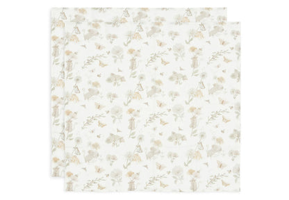 Jollein - Hydrofiele Doek Small 70x70cm Dreamy Mouse (2pack)