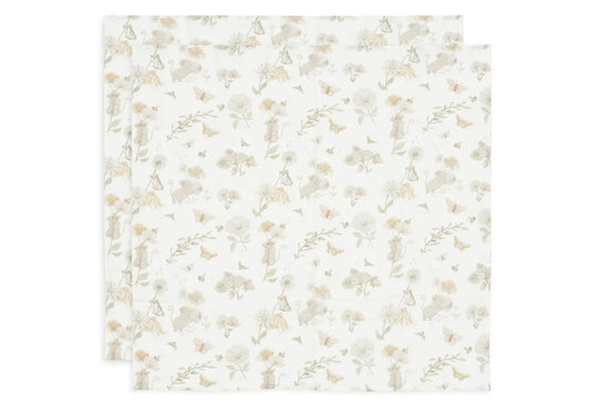 Jollein - Hydrofiele Doek Small 70x70cm Dreamy Mouse (2pack)