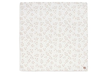 Jollein - Swaddle Muslin 115×115 cm – Leafy Dreams (2‑Pack) | Extra Grote Hydrofiele Doeken voor Baby’s