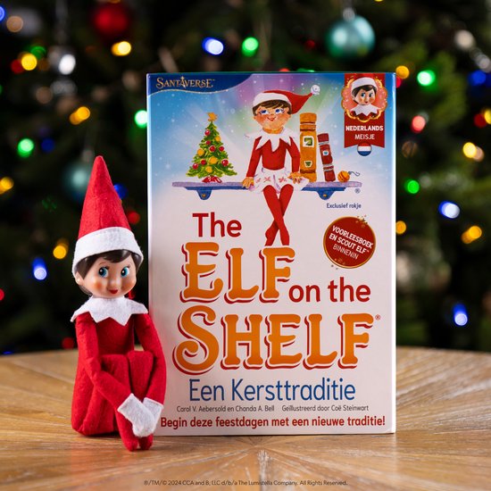 The Elf on the Shelf - Cadeau Set | Jongen Nederlandstalig | Scout Elf Pop | Softcover Verhaalboek | Adoptiecertificaat