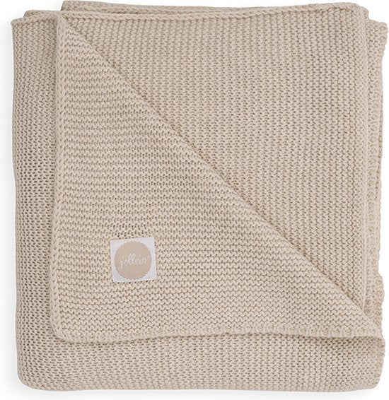 Jollein Deken Wieg 75 x 100 cm Basic Knit Nougat